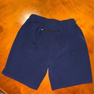 Men’s Navy Blue Athletic Shorts